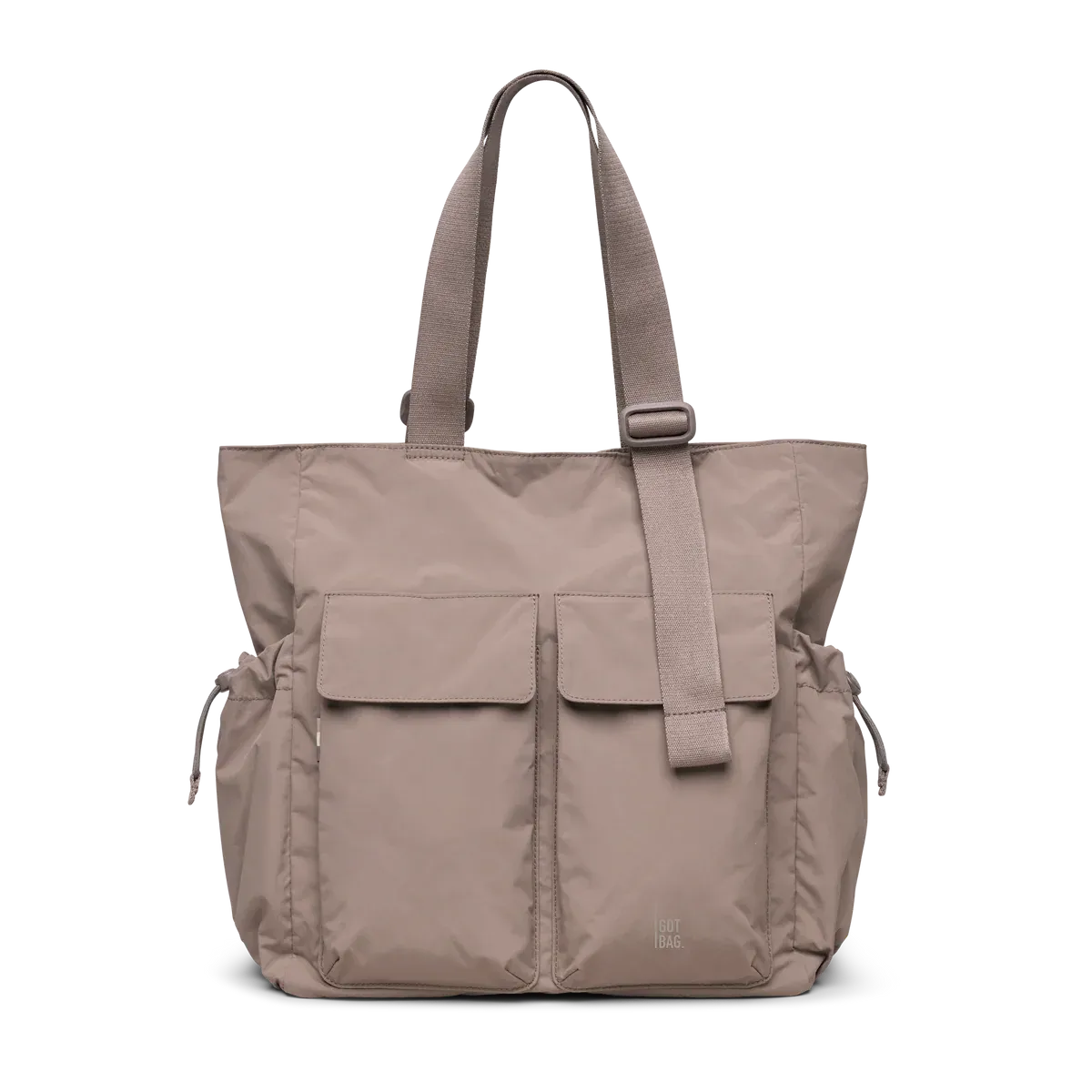 GOT BAG Mellow Tote Bag Oyster Monochrome – vista frontale 2 | sostenibile | Bag-Age