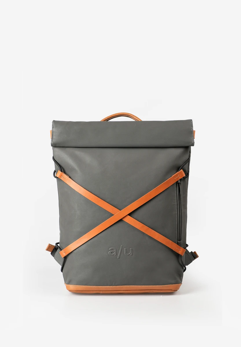 aunts & uncles Osaka Gravity Grey bag, front view, at Bag-Age Berlin