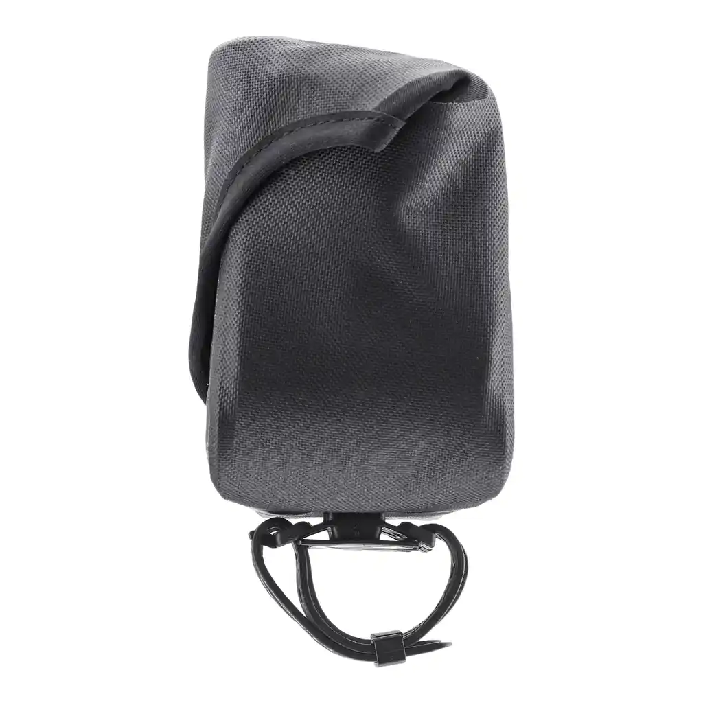 ORTLIEB Fuel-Pack Black Matt, top tube bag, vista laterale, da Bag-Age