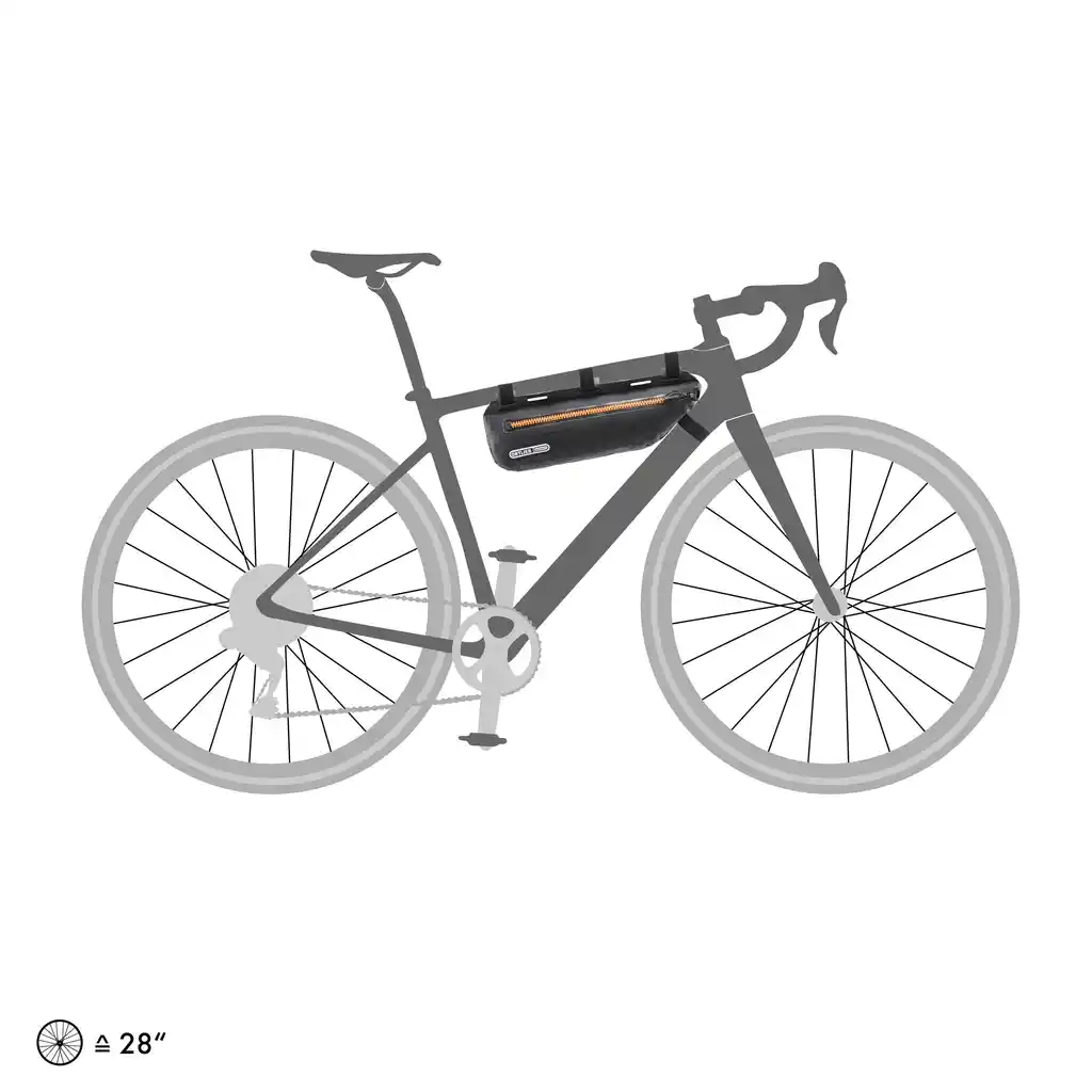 ORTLIEB Frame-Pack Toptube Black Matt Rahmentasche, Produktbild, bei Bag-Age