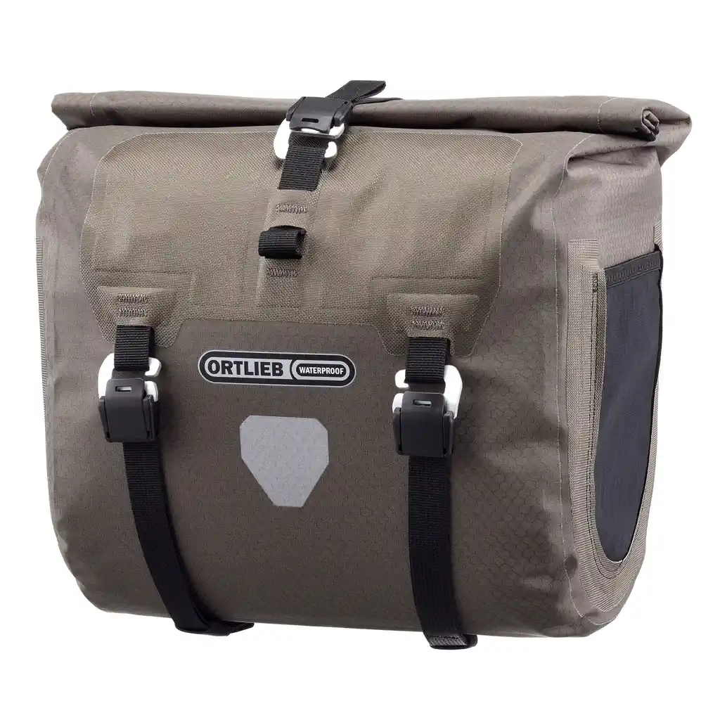 ORTLIEB Handlebar-Pack QR Dark Sand torba na kierownicę, widok z przodu, w Bag-Age