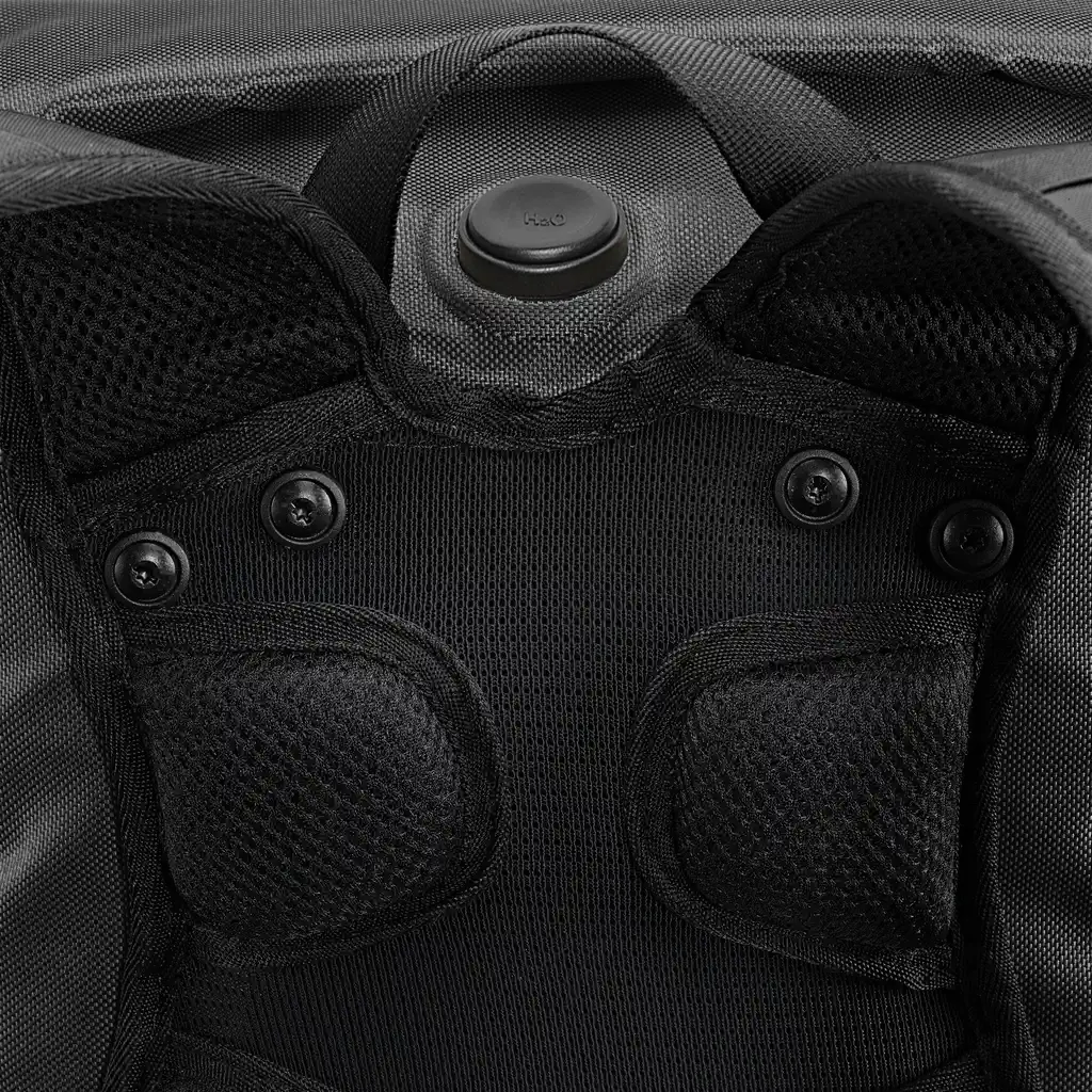 ORTLIEB Packman Black, mochila, vista de detalhe, na Bag-Age