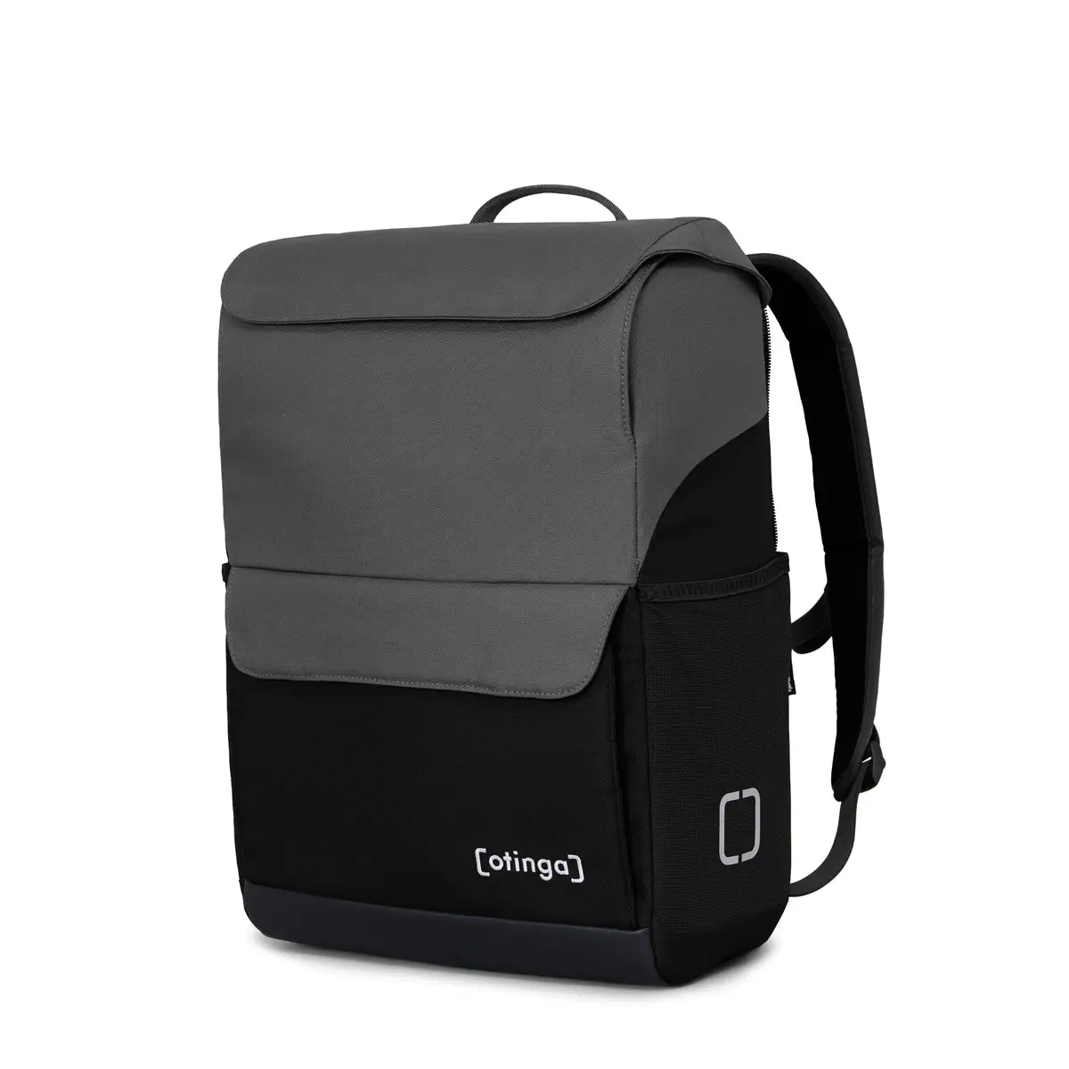 otinga Flip Move graphit-schwarz, Volumen 19L, 2-in-1 Fahrradtasche und Rucksack, Fair-Trade-zertifiziert.