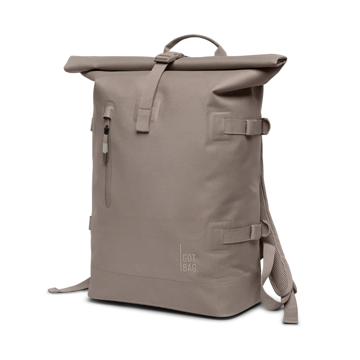 GOT BAG Rolltop 2.0 Oyster Monochrome – foto studio | sostenibile | Bag-Age