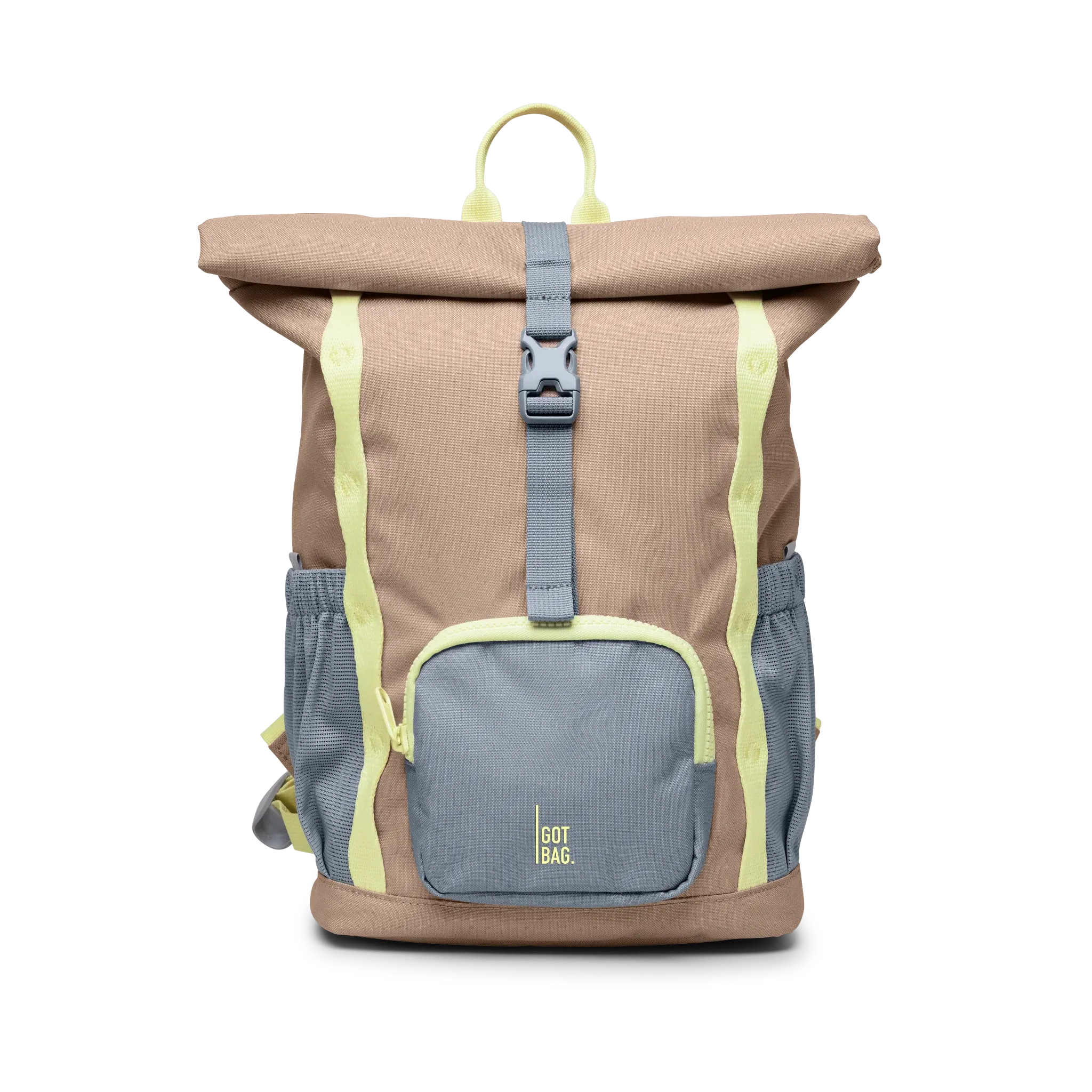 GOT BAG Kids Adventure Rolltop Sandbar Multi – vooraanzicht 1 | duurzaam | Bag-Age