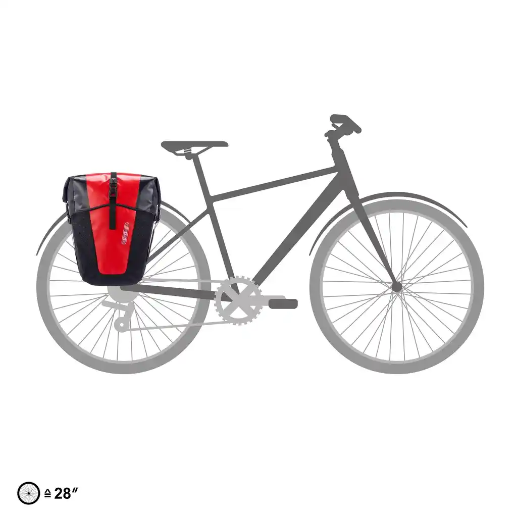 ORTLIEB Back-Roller XL Red bike pannier, product image, at Bag-Age