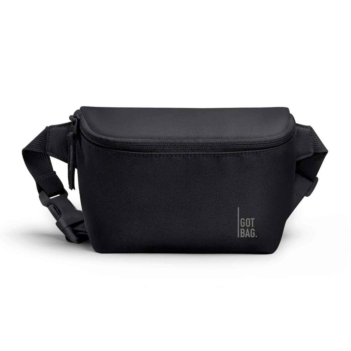GOT BAG Hip Bag 2.0 Black – front view 2 | sustainable | Bag-Age