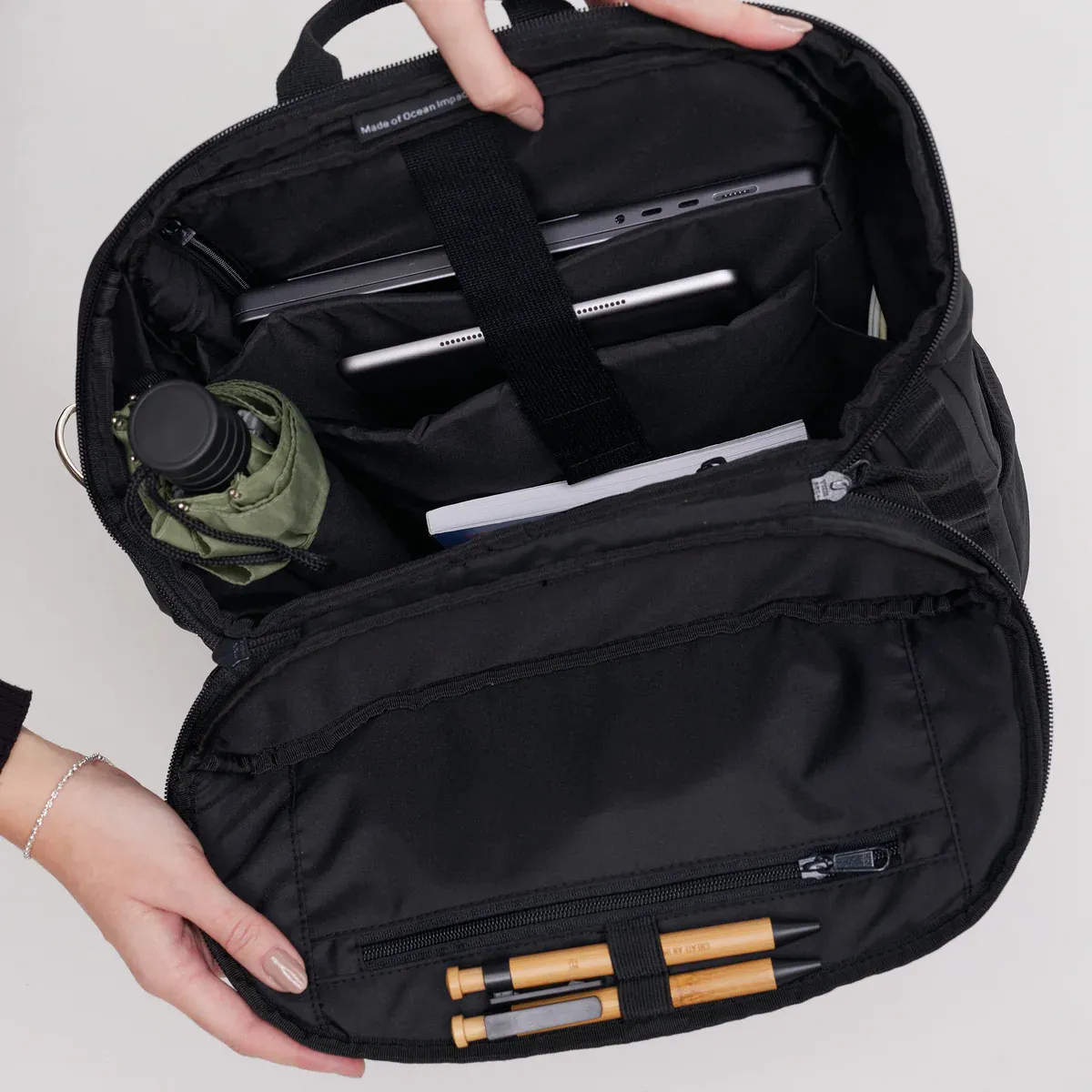 GOT BAG Pro Pack Black – side view 2 | sustainable | Bag-Age