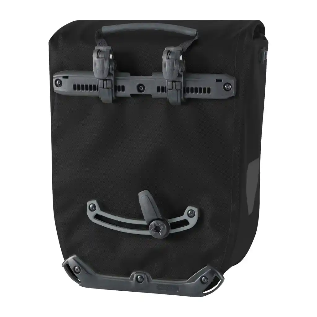 ORTLIEB Pedal-Mate Black – business fietstas – Zwart – achteraanzicht