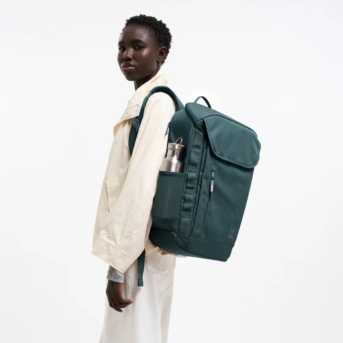 GOT BAG Pro Pack Sea Teal Monochrome – Lifestyle-Foto 2 | nachhaltig | Bag-Age