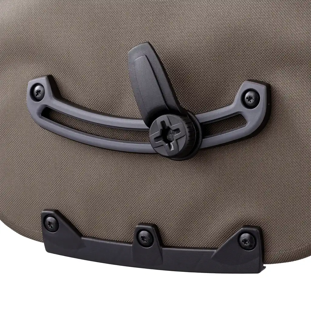 ORTLIEB Vario 20L Dark Sand, convertible backpack pannier, vue détaillée, chez Bag-Age