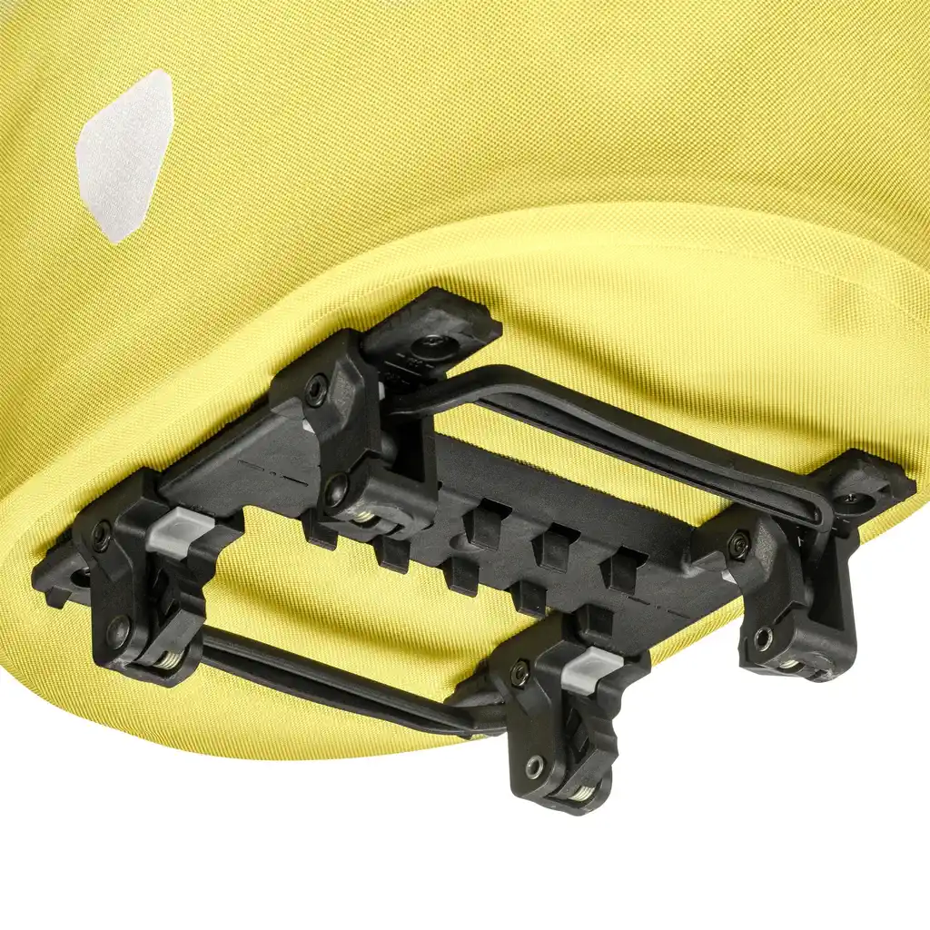ORTLIEB Up-Town Rack Lemon Sorbet Rack-Top Basket, Detailansicht, bei Bag-Age