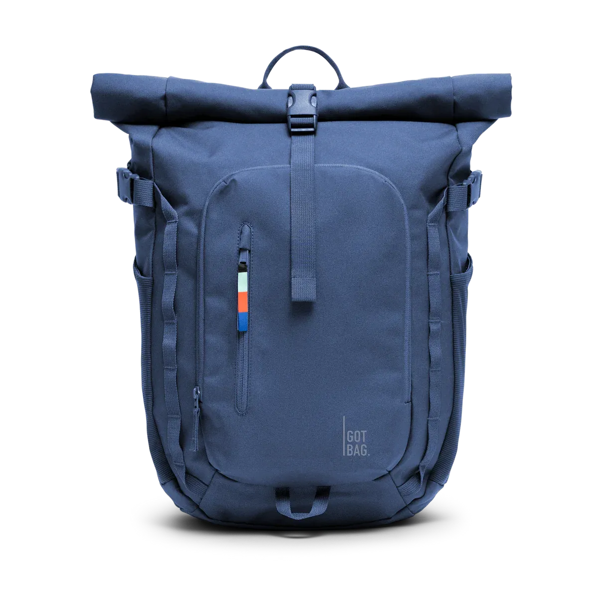 GOT BAG Rolltop Adventure Ocean Blue – vooraanzicht 2 | duurzaam | Bag-Age