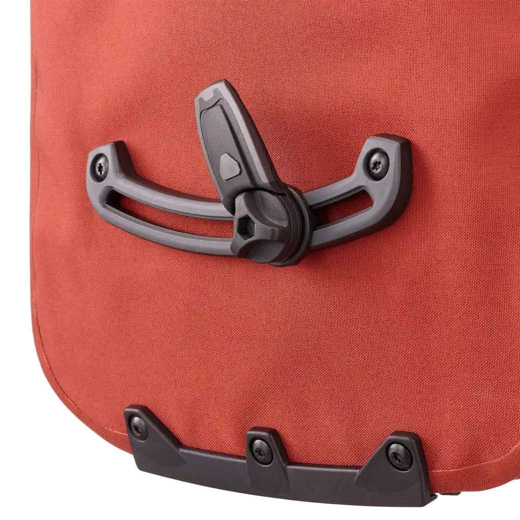 ORTLIEB Vario 26L Dark Chili, convertible backpack pannier, vue détaillée, chez Bag-Age