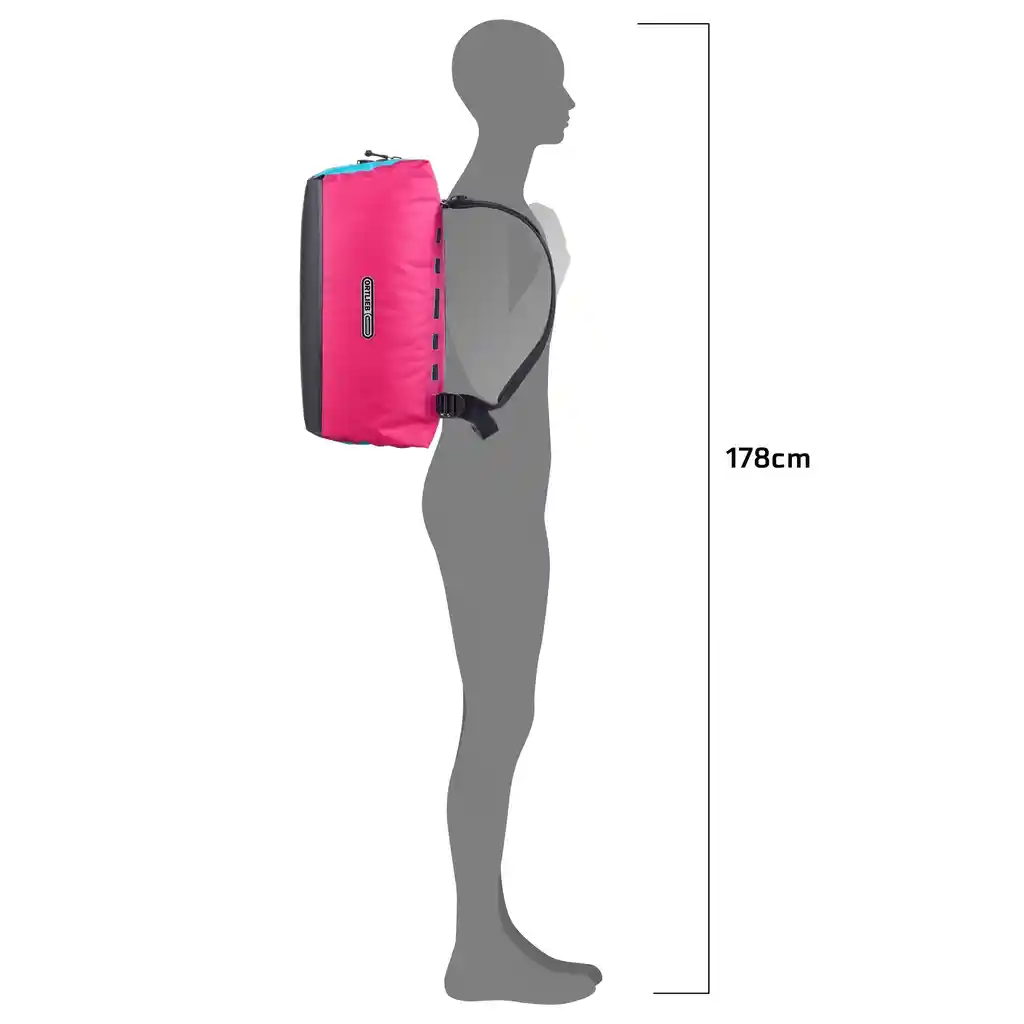 ORTLIEB Duffle Lite Cyber Pink, duffle / travel bag, photo produit, chez Bag-Age
