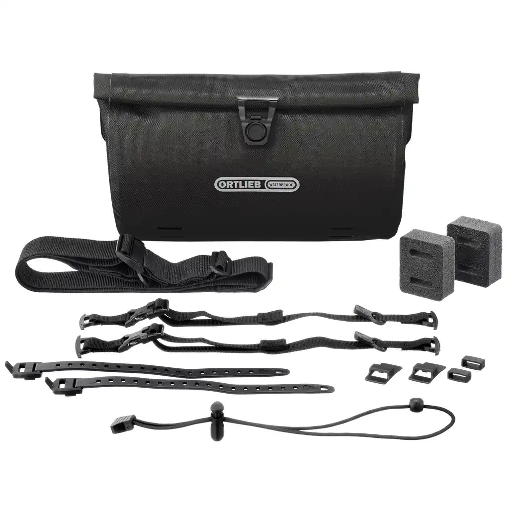 ORTLIEB Velo-Sling Black handlebar / sling bag, detail view, at Bag-Age