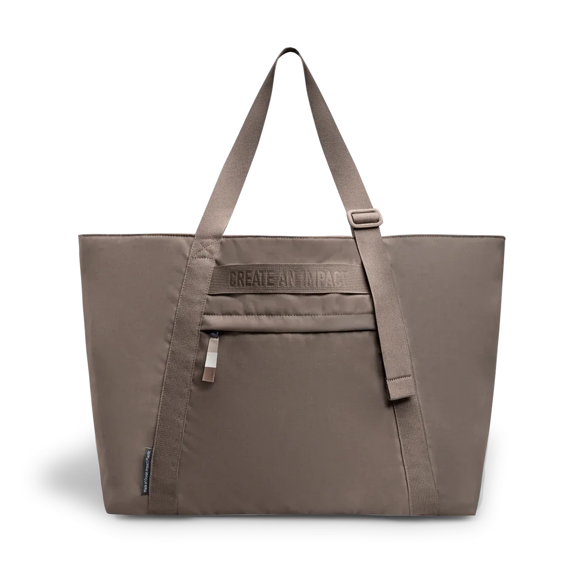 GOT BAG Tote Bag Large Oyster Monochrome – vista traseira | sustentável | Bag-Age