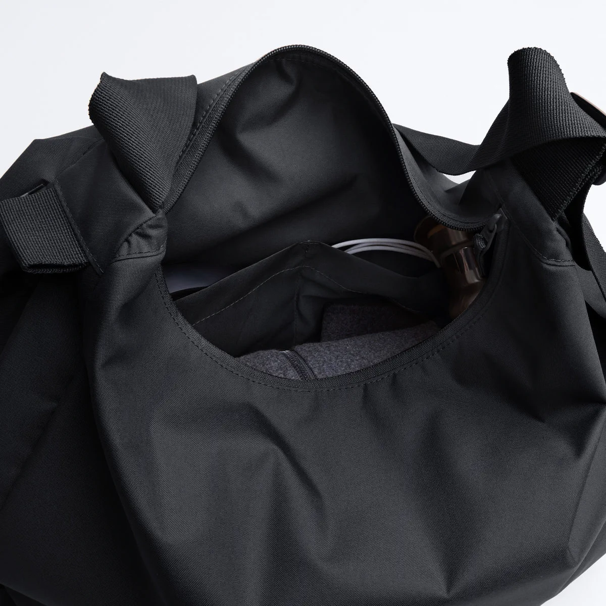 GOT BAG Curved Bag Black Monochrome – vue détail | durable | Bag-Age