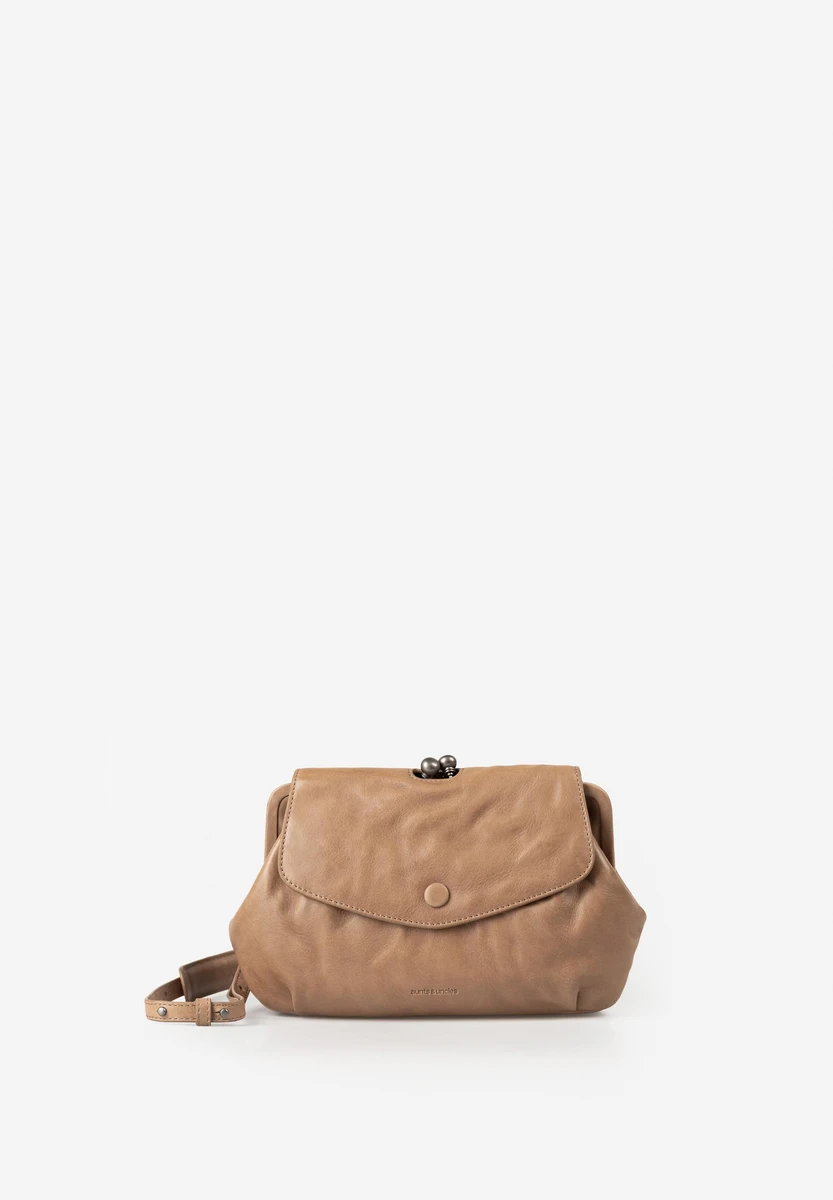 Aunts & Uncles Mrs. Madeline Iced Coffee – bolsa transversal – Bege – vista frontal