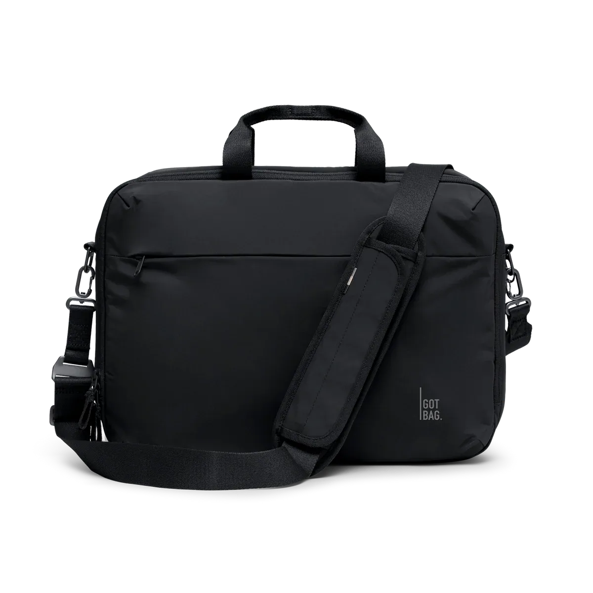 GOT BAG Commuter Bag Black Monochrome – vue avant 3 | durable | Bag-Age