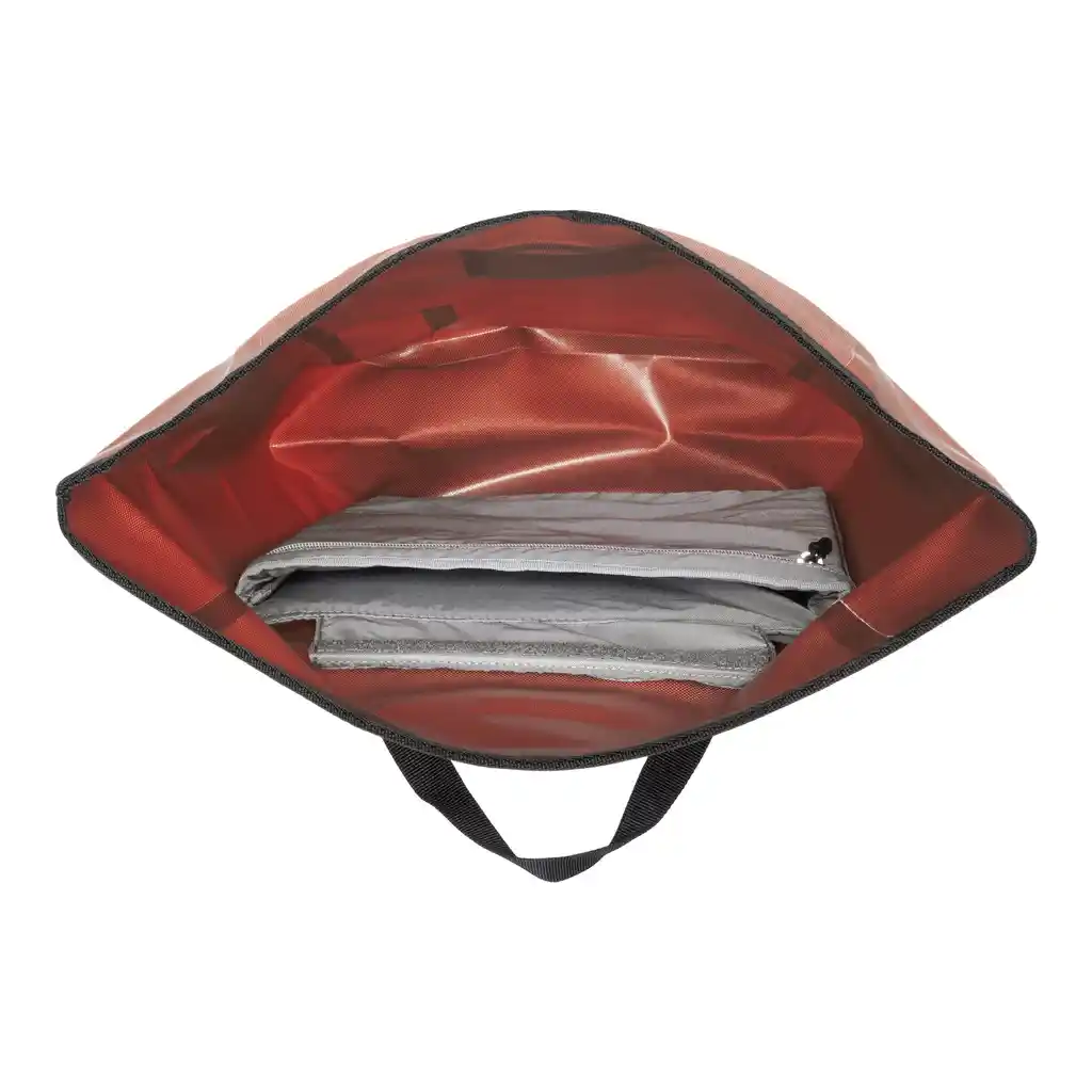 ORTLIEB Velocity Rooibos rugzak, binnenaanzicht, bij Bag-Age