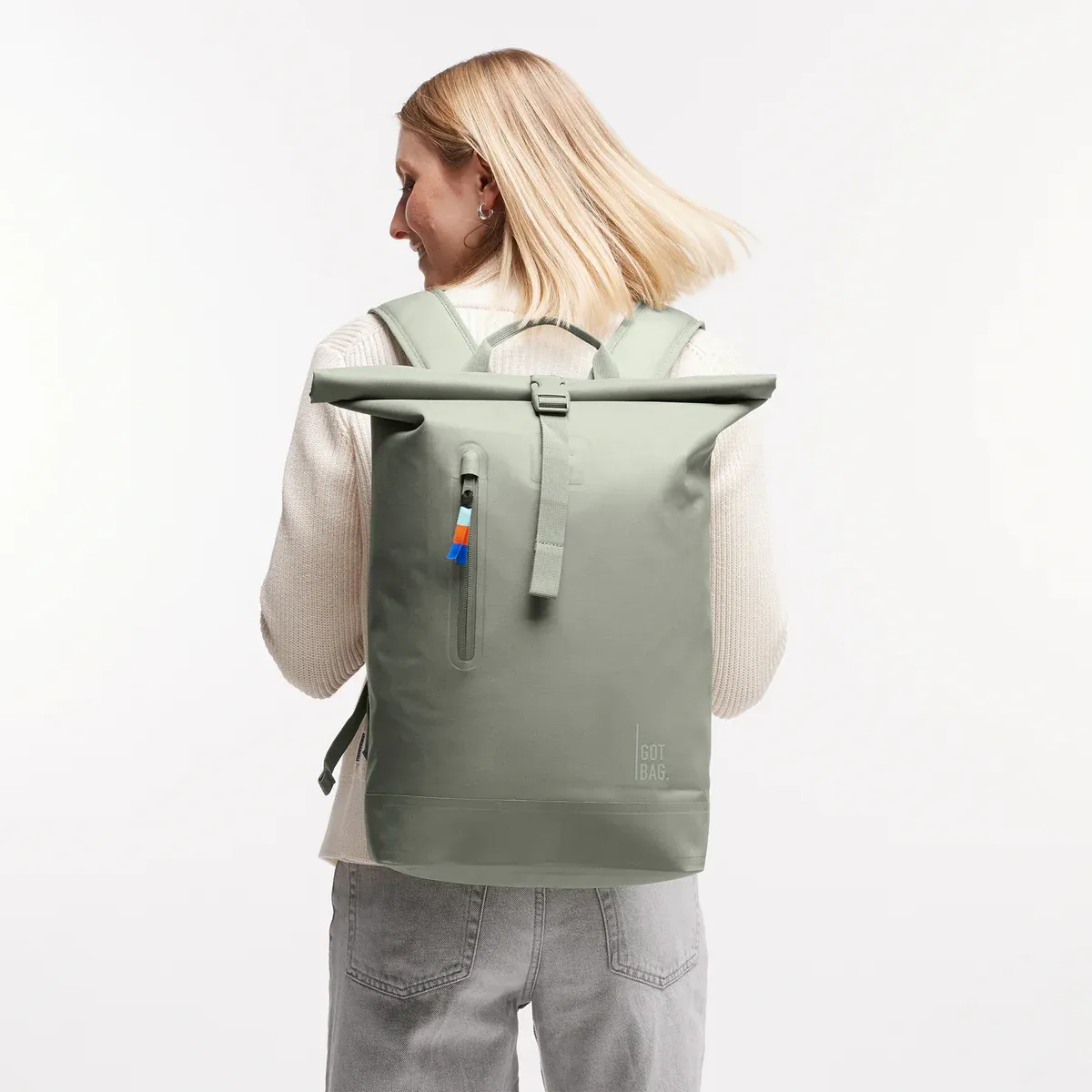 GOT BAG Rolltop Lite 2.0 Bass – foto lifestyle 1 | sostenibile | Bag-Age