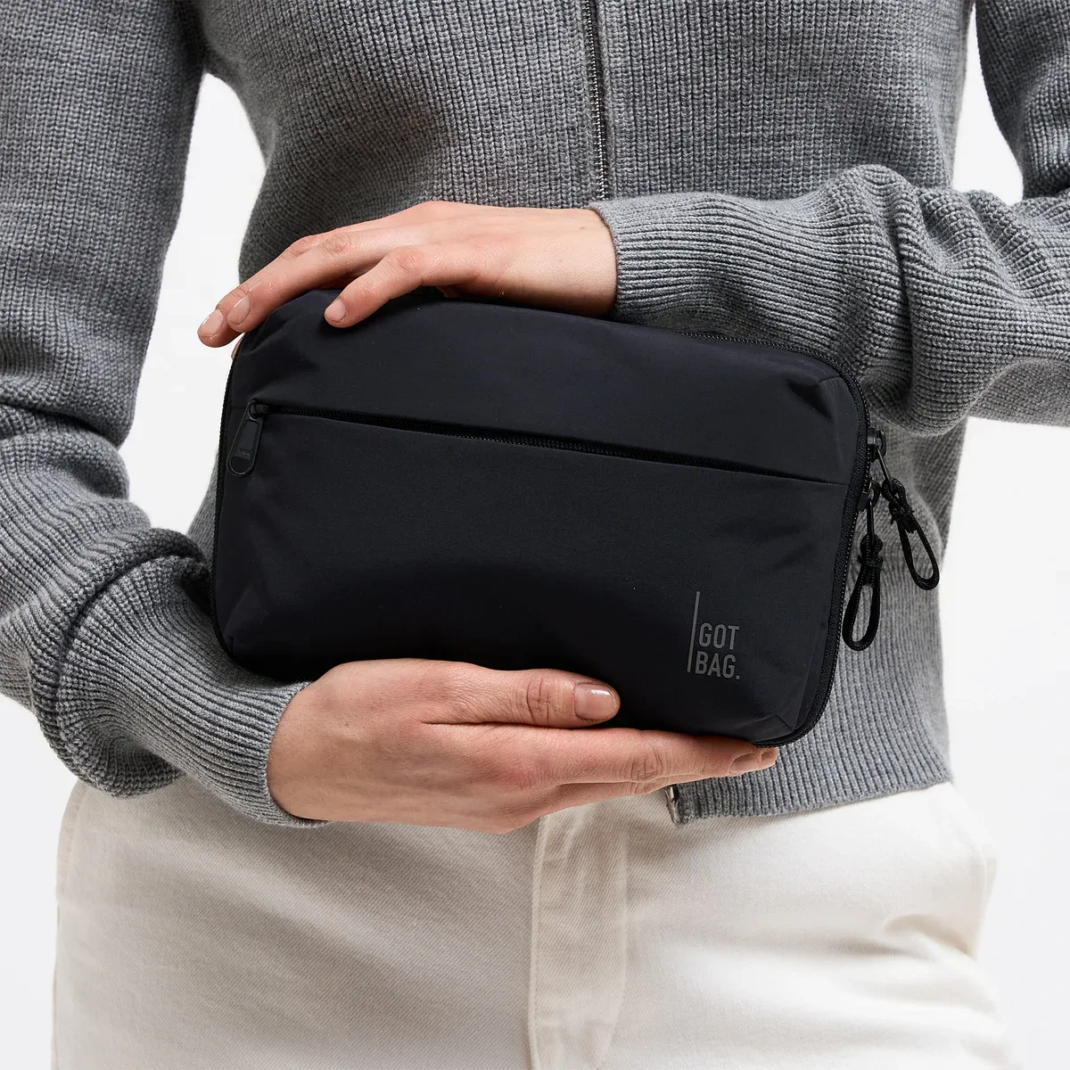 GOT BAG Commuter Tech Pouch Black Monochrome – immagine prodotto 3 | sostenibile | Bag-Age