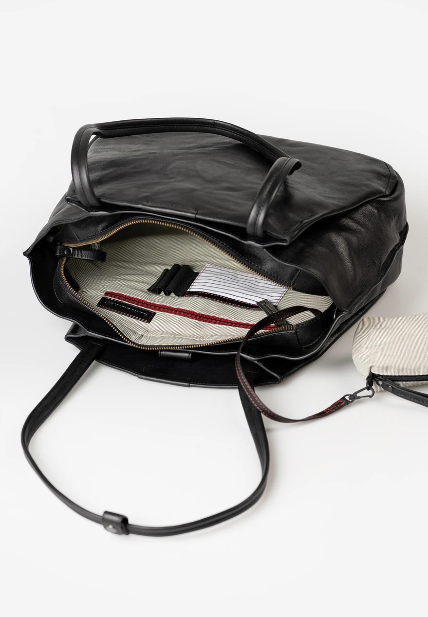 Aunts & Uncles Mrs. Pavlova Black Smoke – bolsa transversal – Preto/Cinzento – vista do produto 6