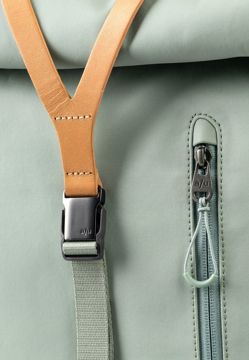 aunts & uncles Tama RE Sage Green borsa, vista posteriore, da Bag-Age Berlin