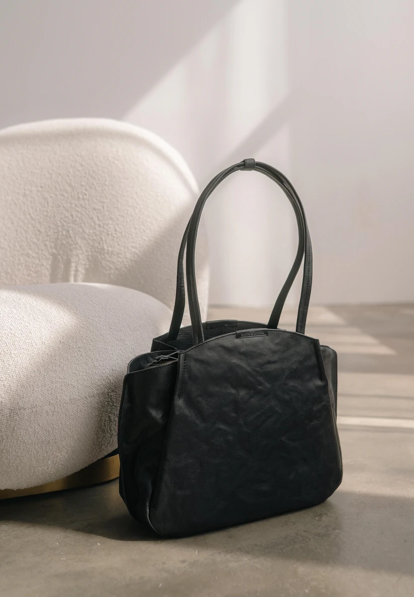 Aunts & Uncles Mrs. Pavlova Black Smoke – bolsa transversal – Preto/Cinzento – vista do produto 8