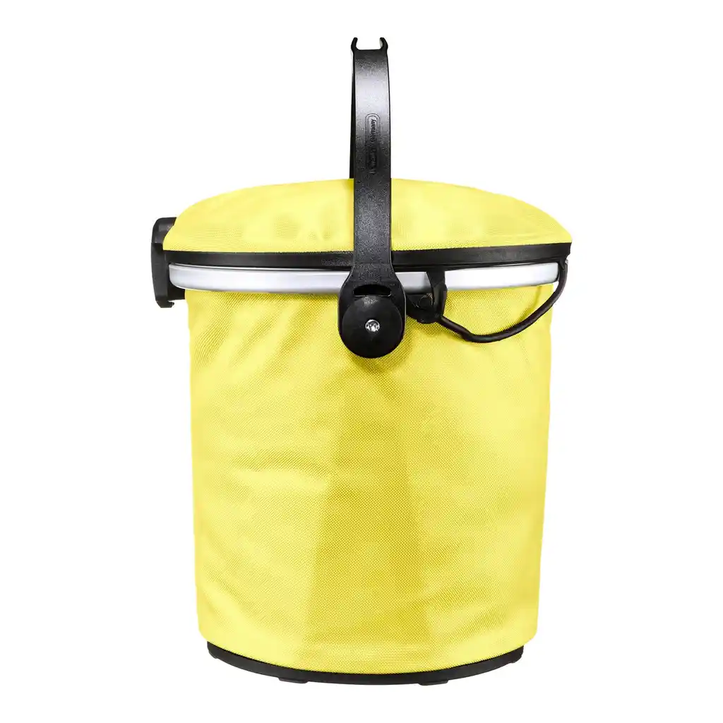 ORTLIEB Up-Town Lemon Sorbet, bike basket, vue latérale, chez Bag-Age