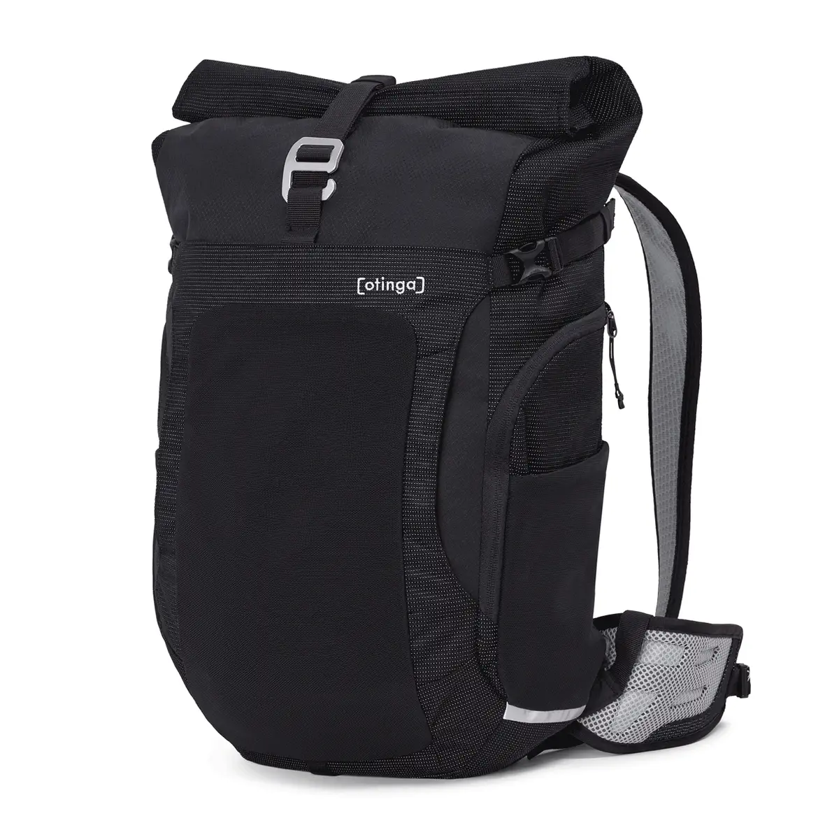 otinga Flow reflektierend-schwarz: Rucksack, 100% wasserdicht, mit Laptopfach. Bei Bag-Age Berlin kaufen.