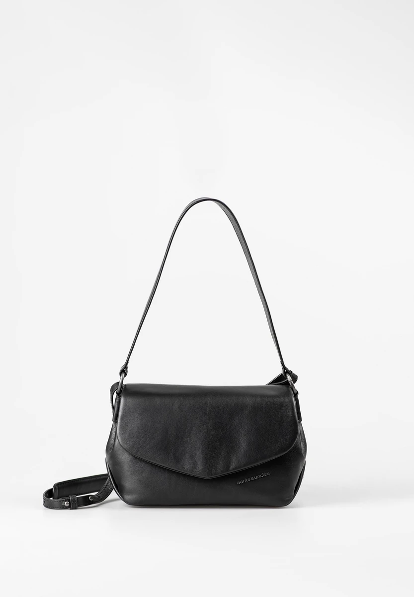 aunts & uncles Fern Jet Black borsa, vista frontale, da Bag-Age Berlin