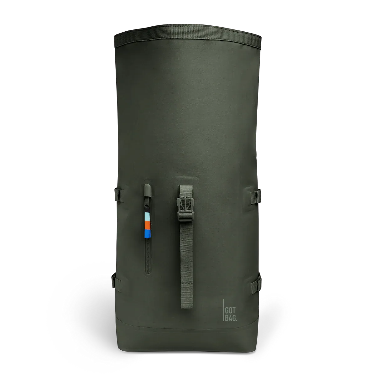 GOT BAG Rolltop 2.0 Algae – vista frontale 2 | sostenibile | Bag-Age