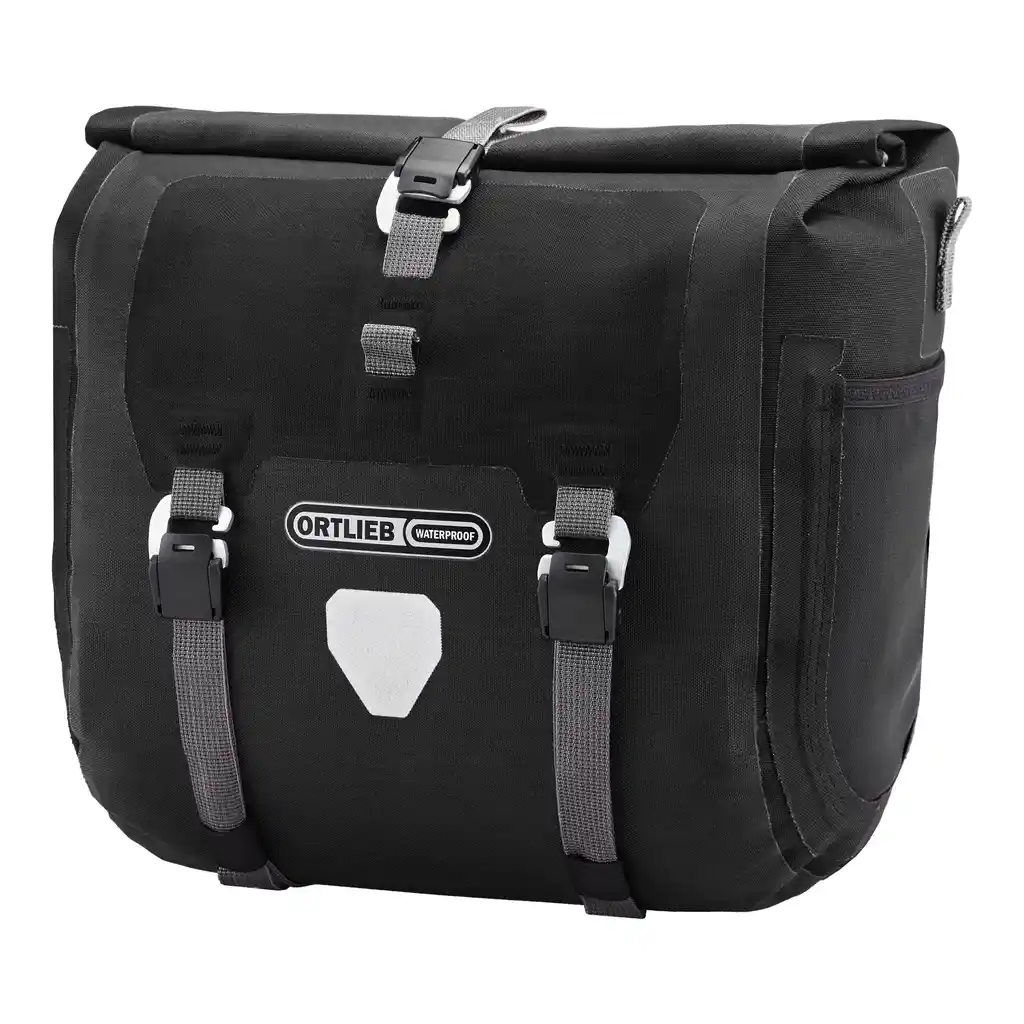 ORTLIEB Handlebar-Pack Plus Black stuurtas, vooraanzicht, bij Bag-Age