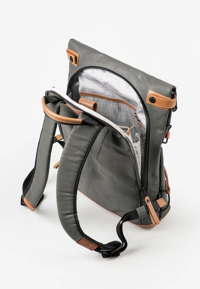 aunts & uncles Yokohama Gravity Grey sac, vue arrière, chez Bag-Age Berlin