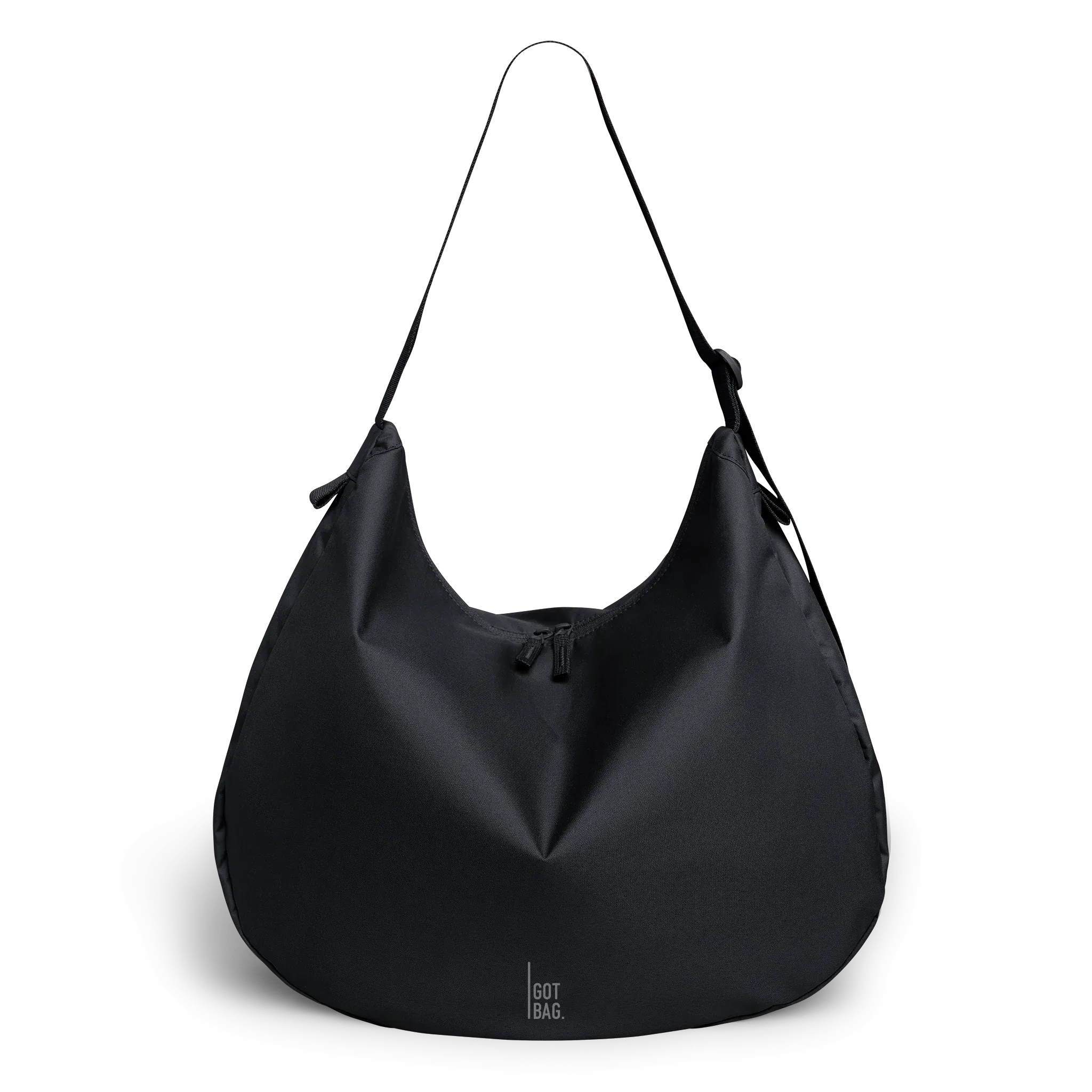 GOT BAG Curved Bag Black Monochrome – vue avant 1 | durable | Bag-Age