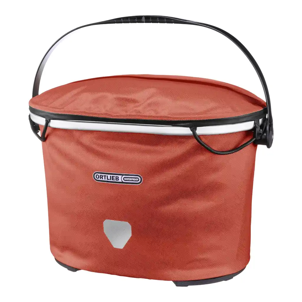 ORTLIEB Up-Town Rooibos, bike basket, vue de face, chez Bag-Age