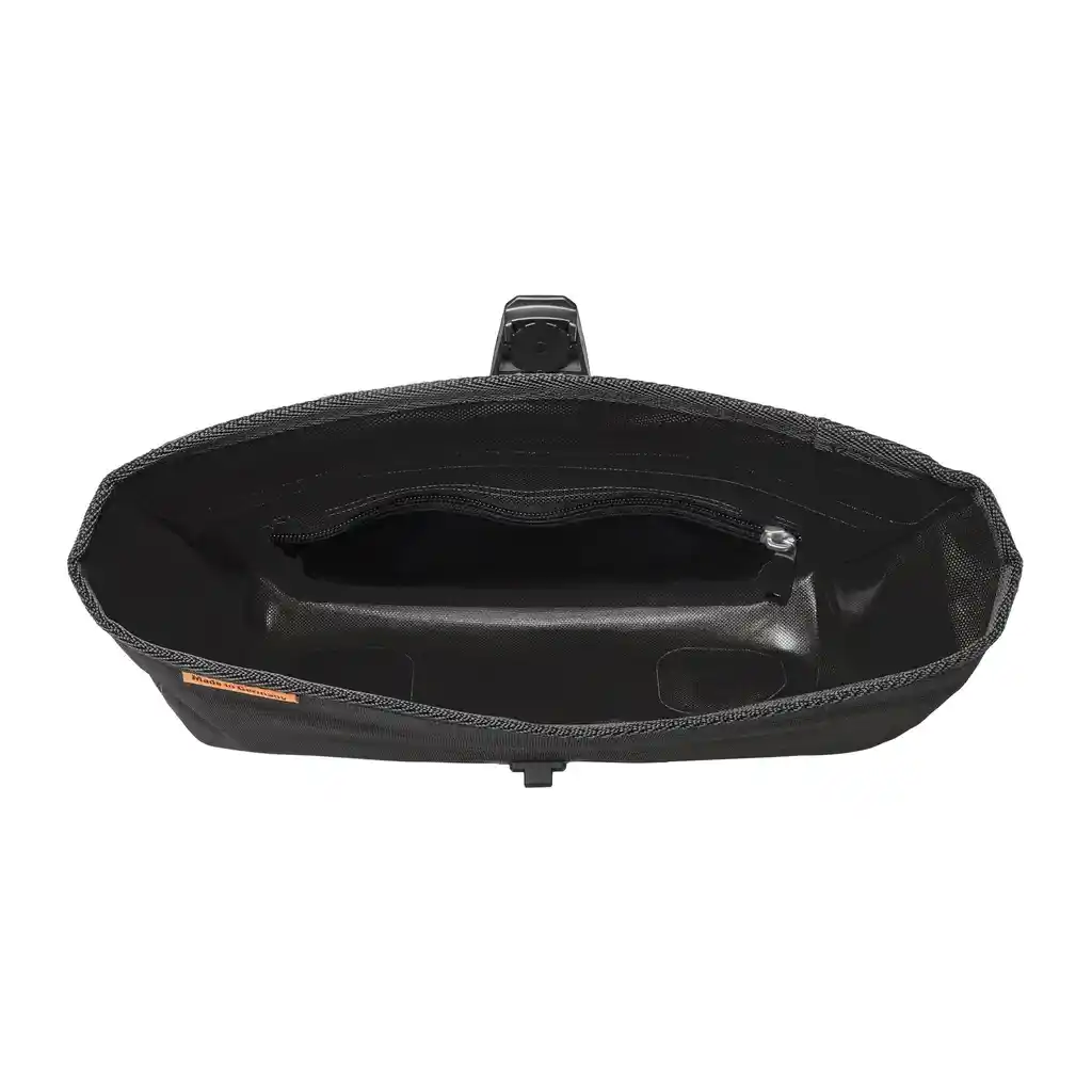 ORTLIEB Velo-Sling Black handlebar / sling bag, inside view, at Bag-Age