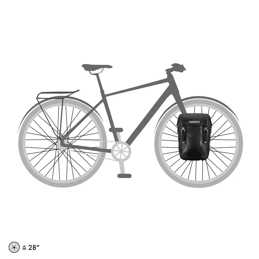 ORTLIEB Sport-Packer Black, sacoche vélo, photo produit, chez Bag-Age