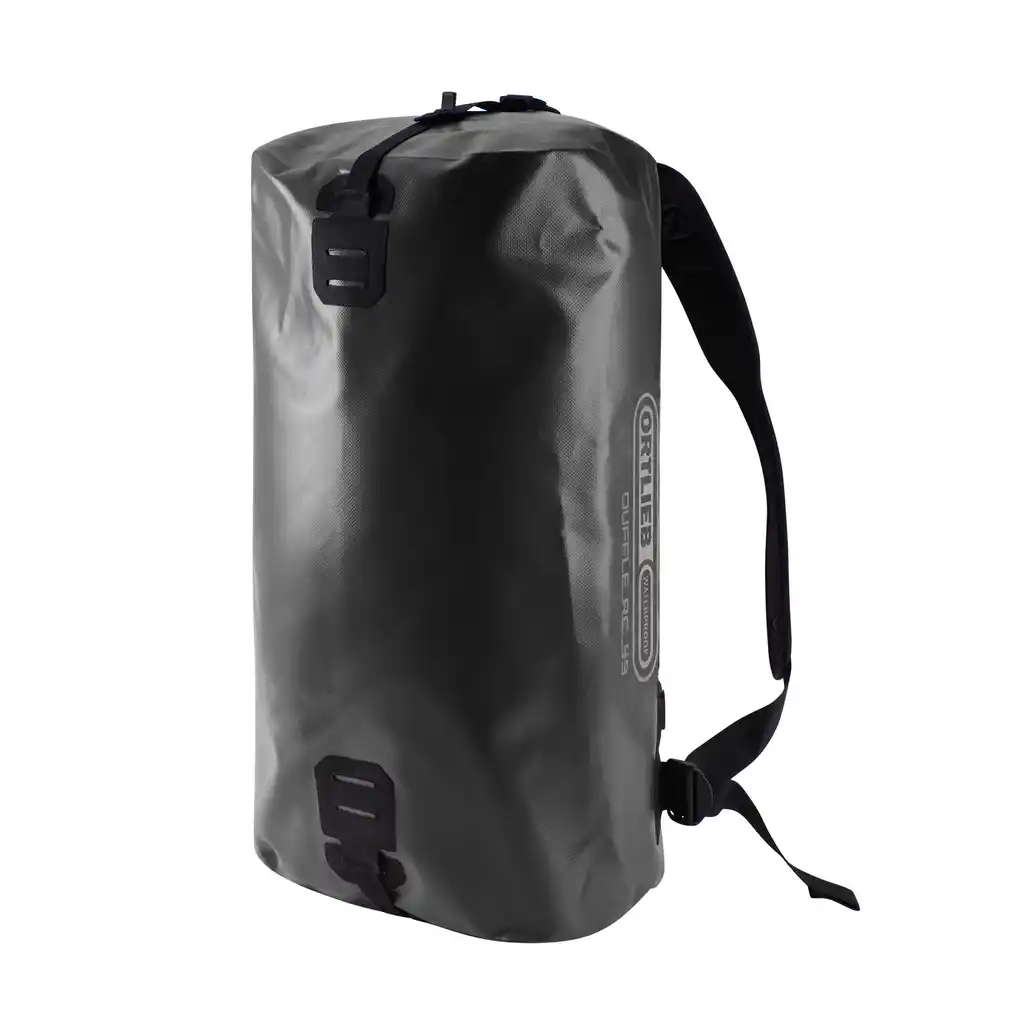 ORTLIEB Duffle RC Black duffle / travel bag, achteraanzicht, bij Bag-Age