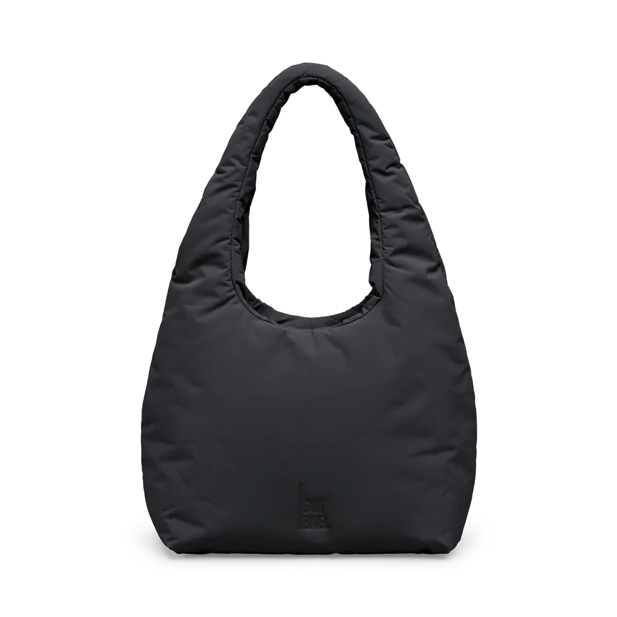 GOT BAG Cloud Shoulder Bag Black Monochrome – vista frontal 3 | sustentável | Bag-Age