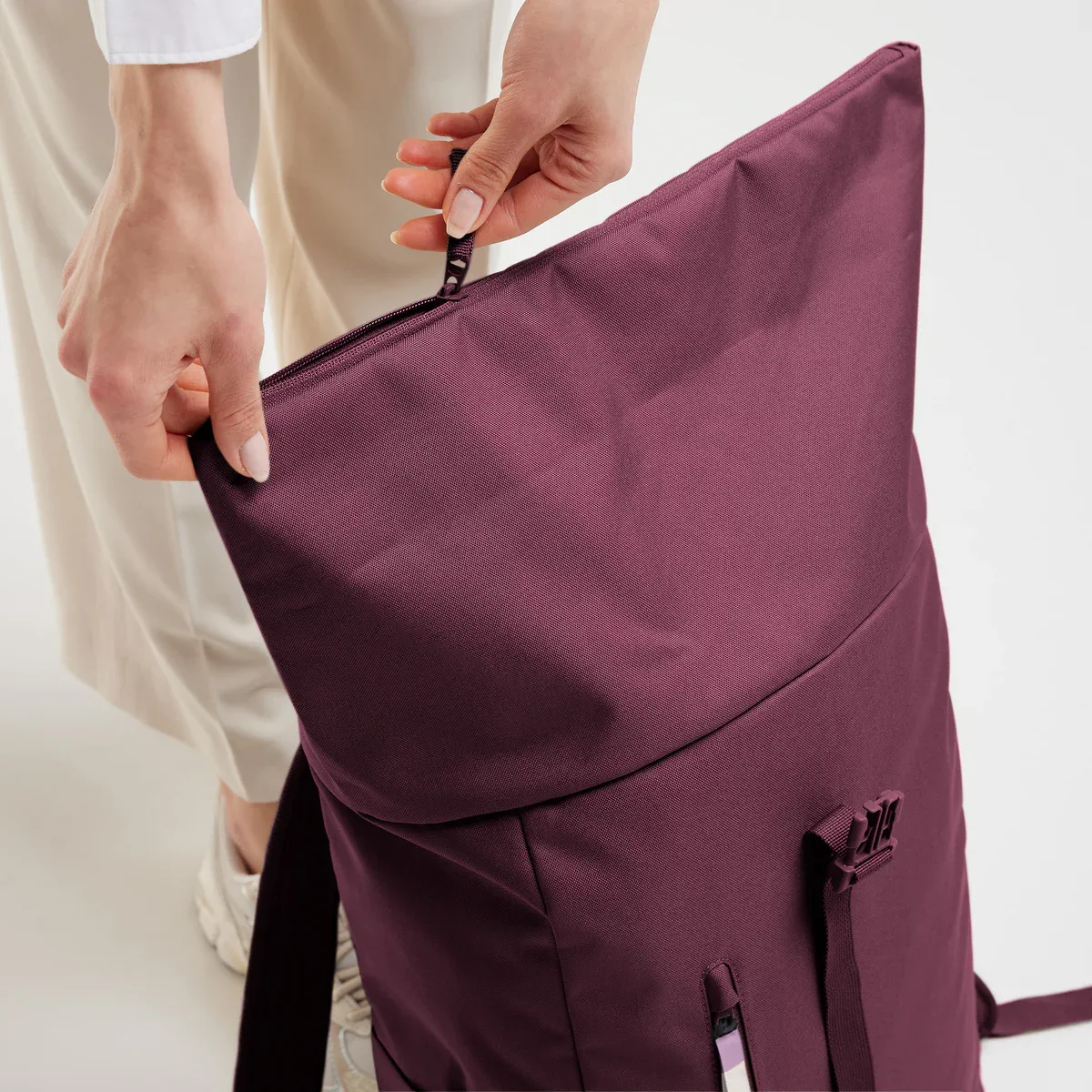 GOT BAG Rolltop Easy Kraken Monochrome – geöffnet | nachhaltig | Bag-Age