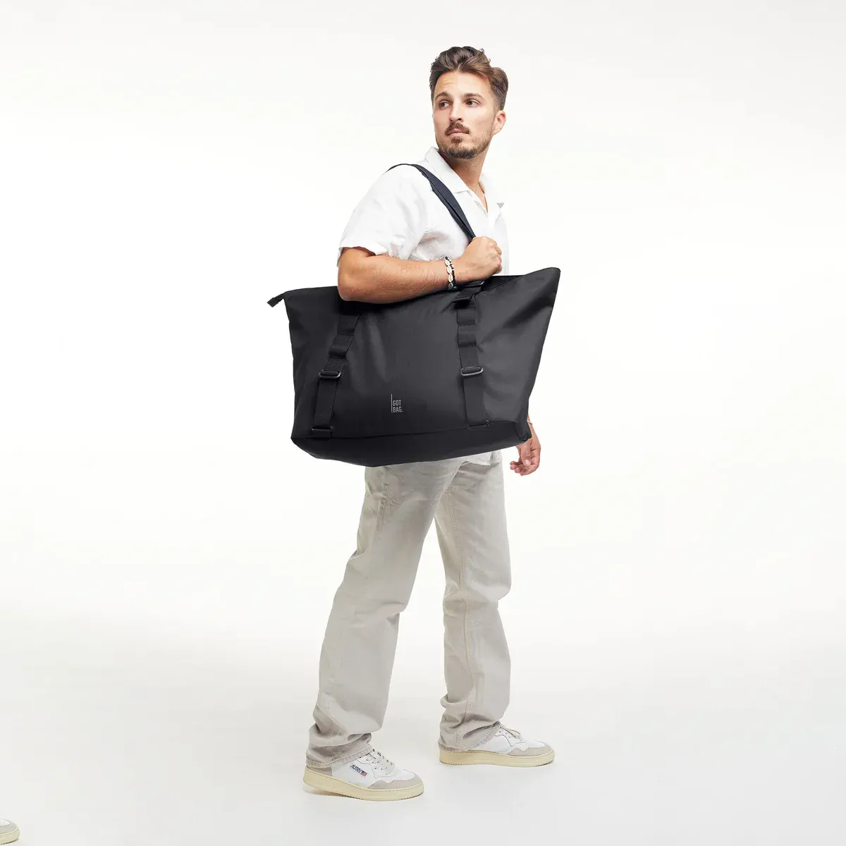 GOT BAG Tote Bag Large Black Monochrome – Lifestyle-Foto 1 | nachhaltig | Bag-Age