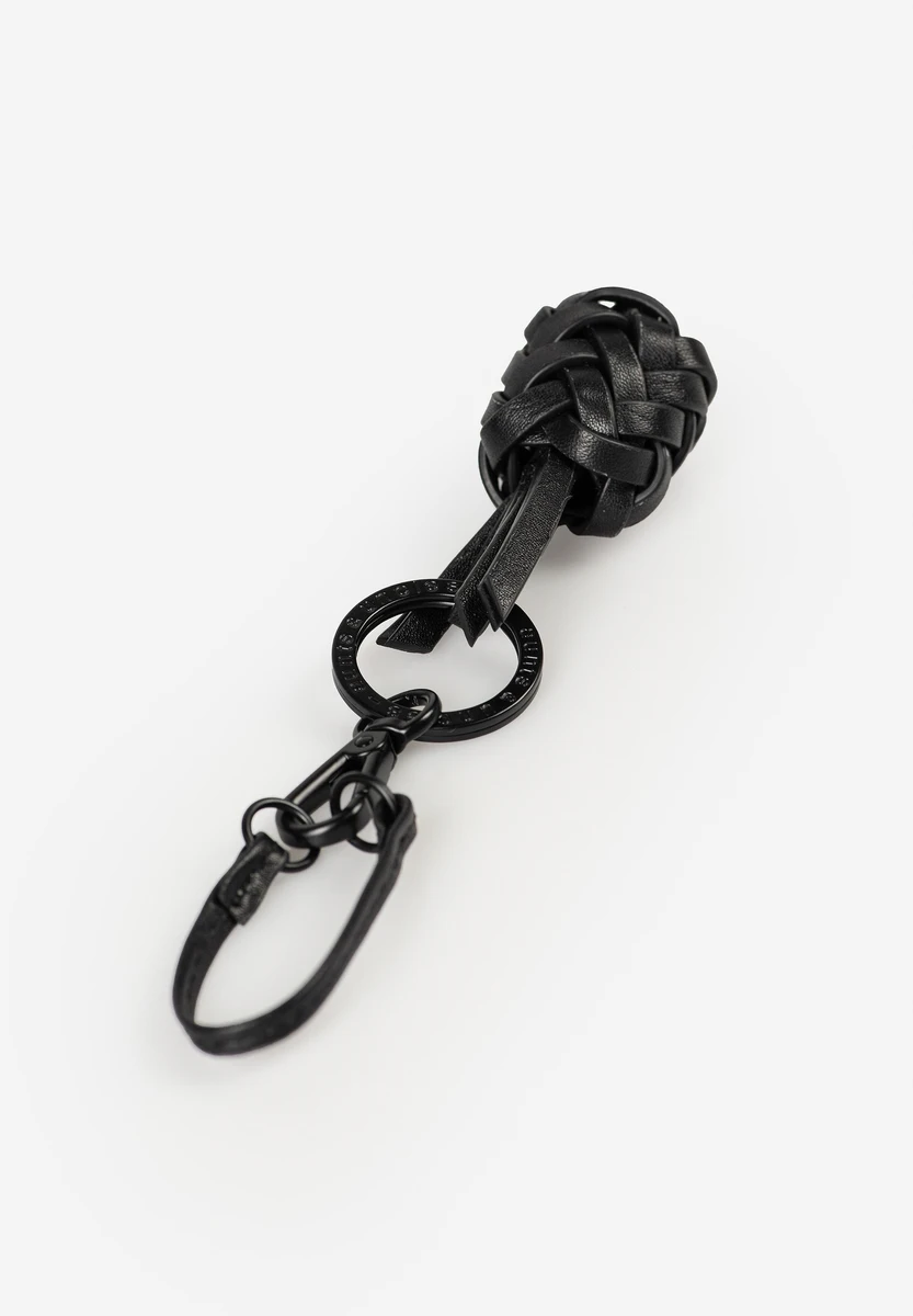 Aunts & Uncles Pineapple Charm Black Smoke – Taschenanhänger – Schwarz/Grau – Produktansicht 3