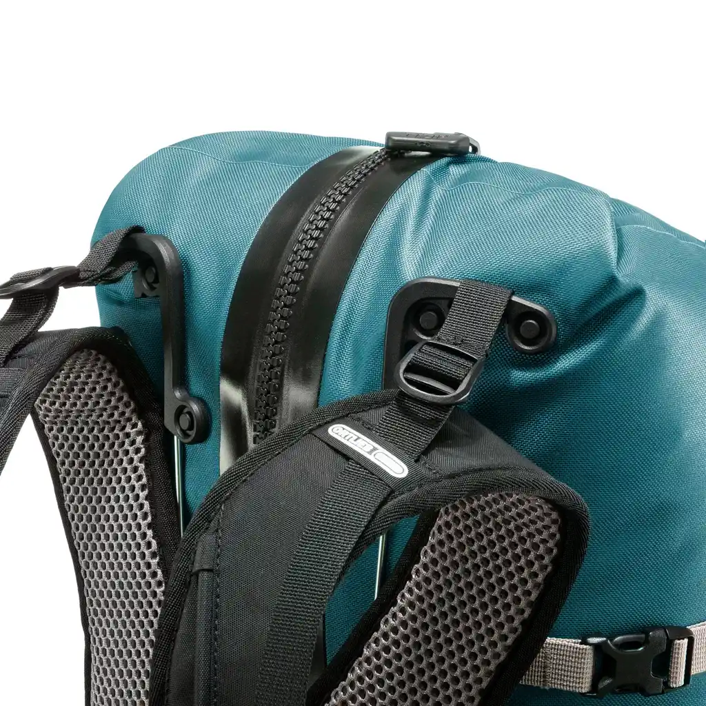 ORTLIEB Atrack Petrol, sac à dos de voyage, vue détaillée, chez Bag-Age
