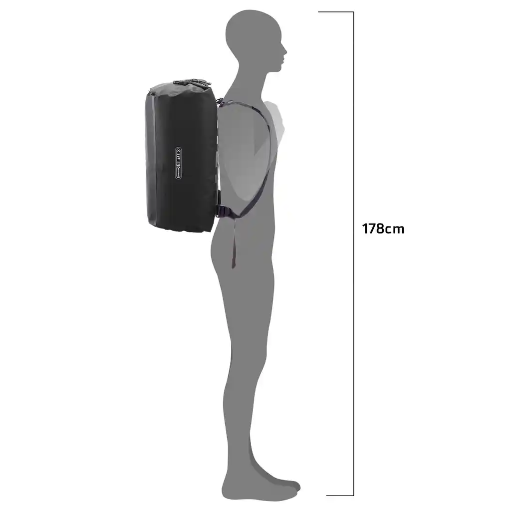 ORTLIEB Duffle Lite Black, duffle / travel bag, photo produit, chez Bag-Age
