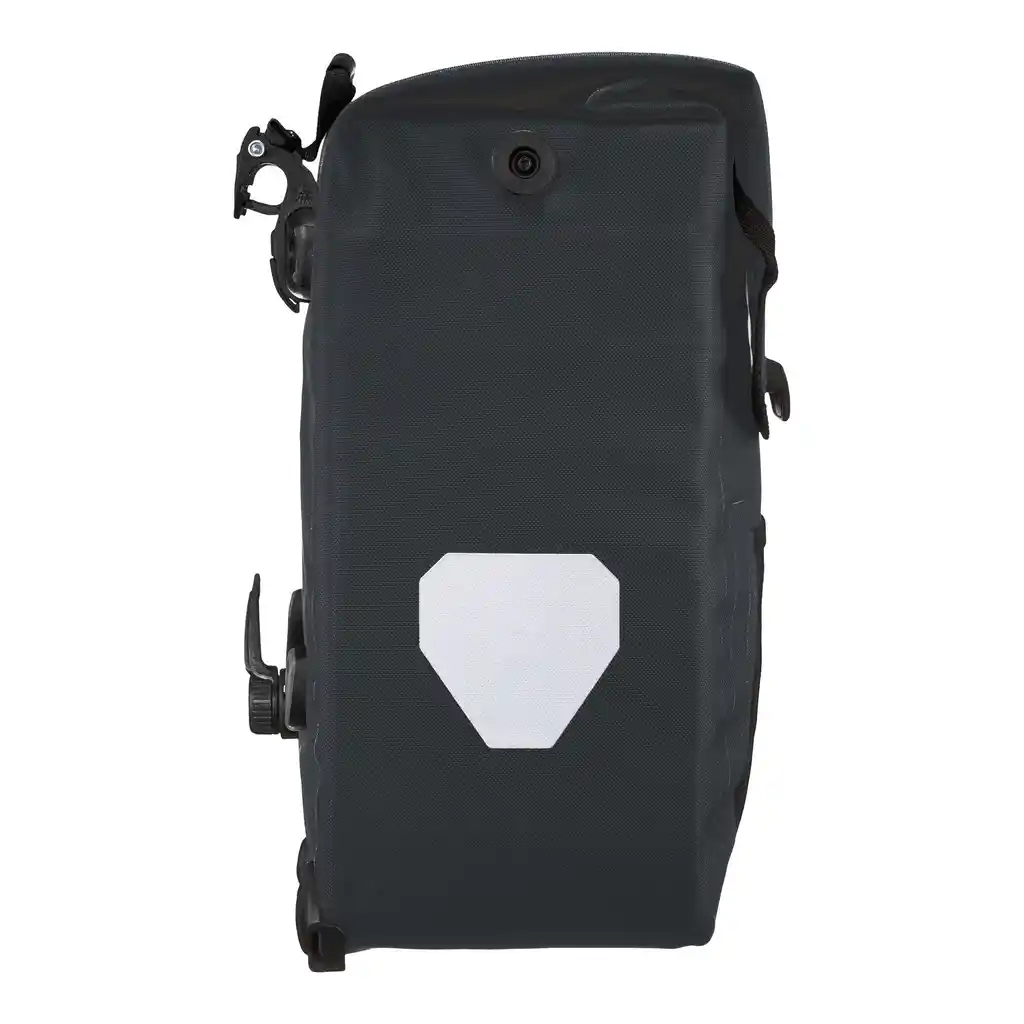 ORTLIEB Pedal-Mate Black – business fietstas – Zwart – zijaanzicht