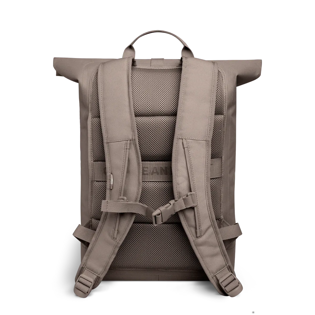 GOT BAG Rolltop Lite 2.0 Oyster Monochrome – back view | sustainable | Bag-Age