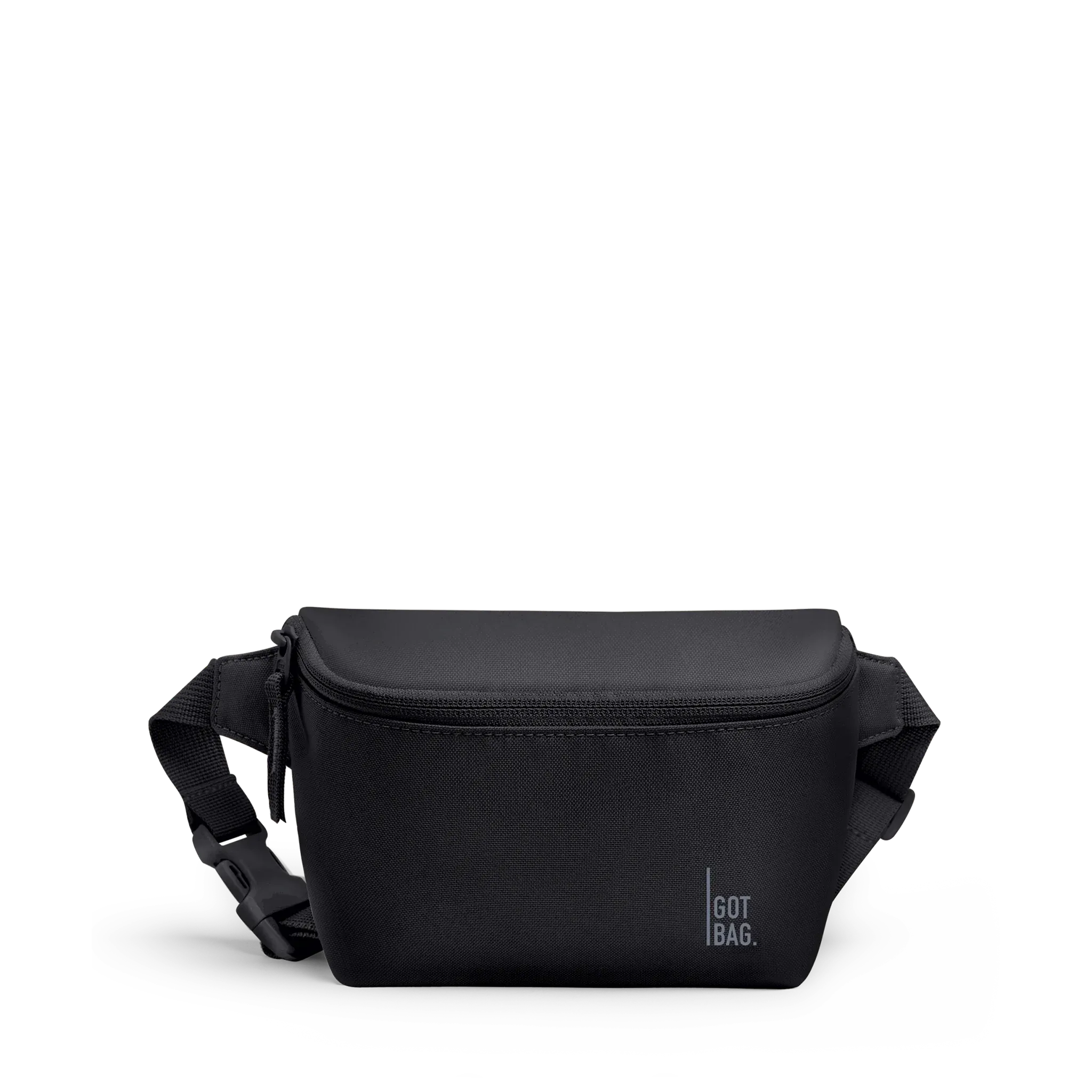 GOT BAG Hip Bag 2.0 Black Monochrome – Vorderansicht 4 | nachhaltig | Bag-Age